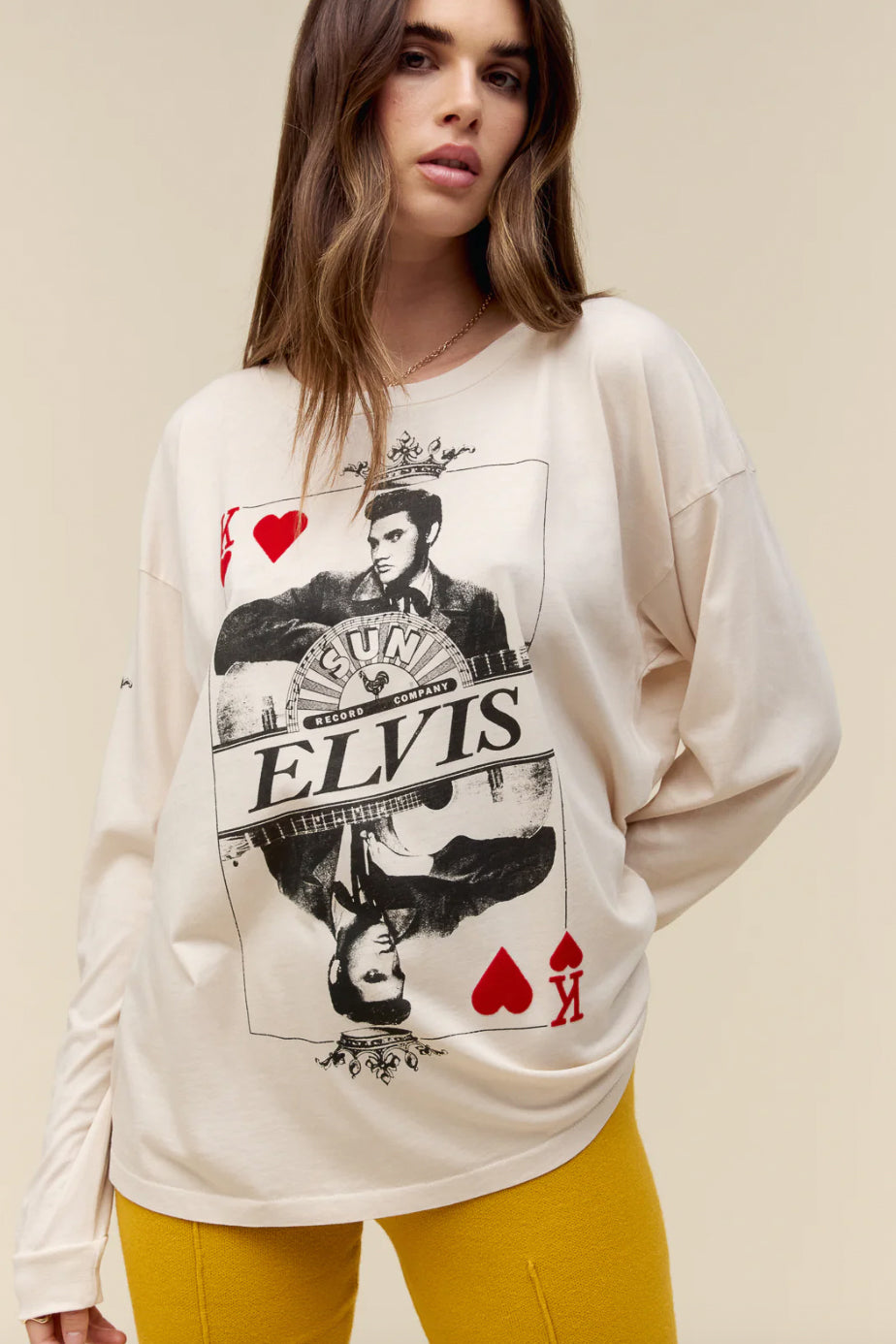 Sun Records X Elvis King Of Hearts Long Sleeve Merch - The Canyon