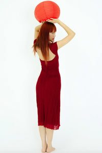 Mariposa Backless Midi Dress - Goji Berry  Find Me Now