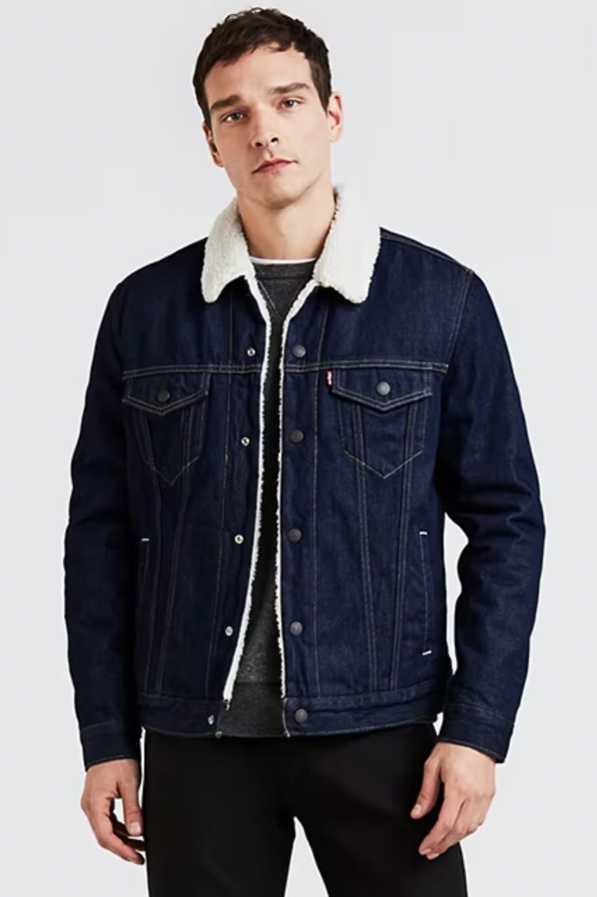 Levi's sherpa hot sale trucker rockridge