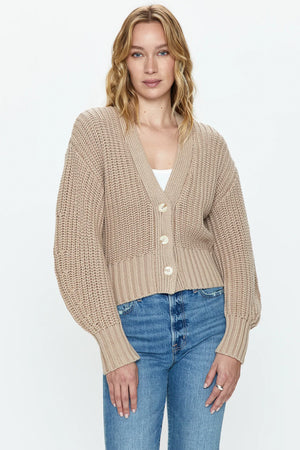 Mallory Curved Sleeve Cardigan - The Canyon