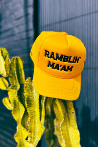 Trucker Hat - Ramblin' Ma'am Accessories Trash Flowers