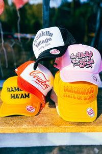 Trucker Hat - Ramblin' Ma'am Accessories Trash Flowers