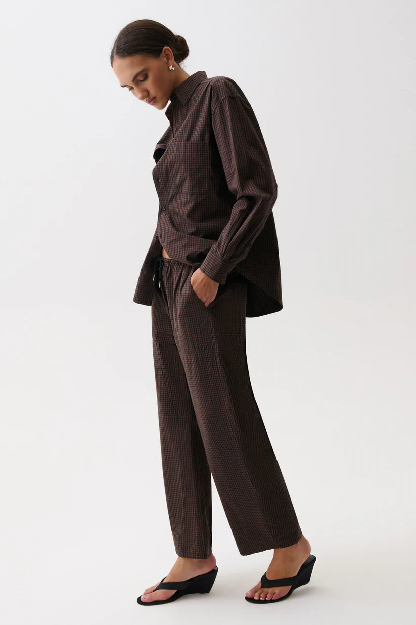 Theo Drawstring Poplin Pant - Hot Toddy Bottoms Pistola