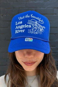 Trucker Hat - Visit The LA River Accessories Trash Flower Trucker Hats