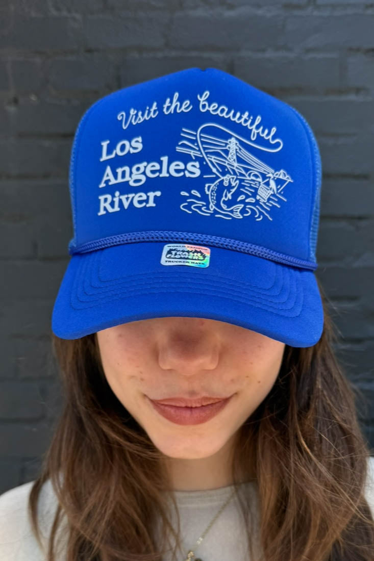 Trucker Hat - Visit The LA River Accessories Trash Flower Trucker Hats