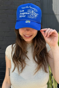 Trucker Hat - Visit The LA River Accessories Trash Flower Trucker Hats