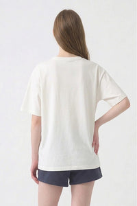 Washed Cotton Oversized Tee Tops The Blank Lab