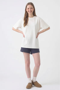 Washed Cotton Oversized Tee Tops The Blank Lab