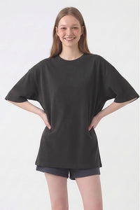 Washed Cotton Oversized Tee Tops The Blank Lab
