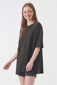 Washed Cotton Oversized Tee Tops The Blank Lab