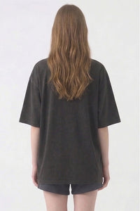 Washed Cotton Oversized Tee Tops The Blank Lab