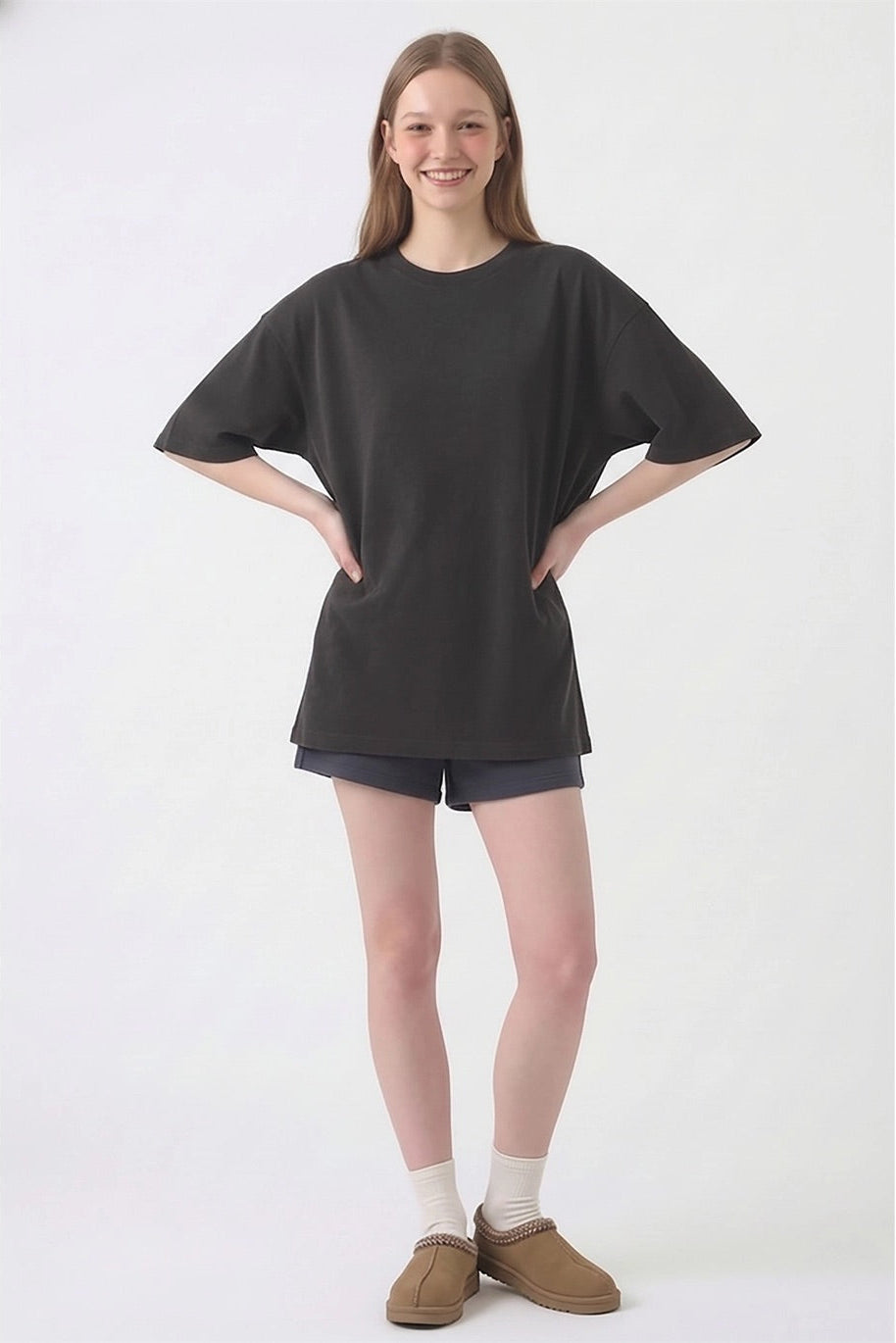 Washed Cotton Oversized Tee Tops The Blank Lab