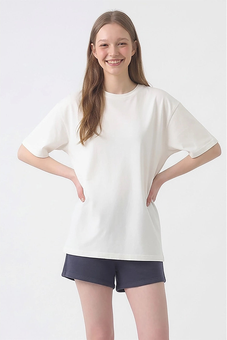 Washed Cotton Oversized Tee Tops The Blank Lab