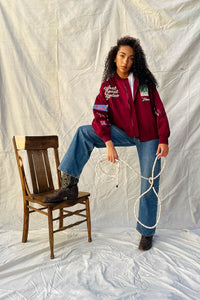 West League Varsity Love Bomber - Black Outerwear Davi & Dani