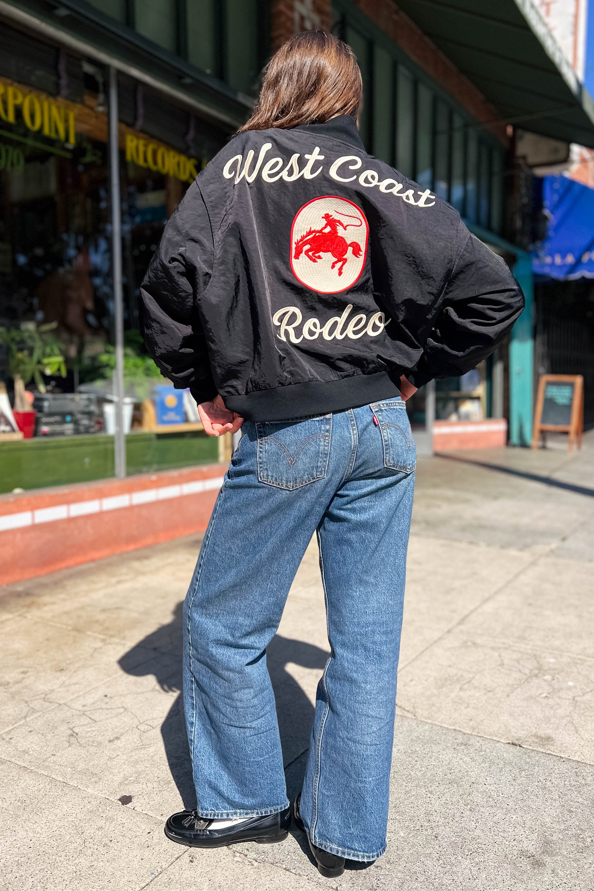 West League Varsity Love Bomber - Black Outerwear Davi & Dani