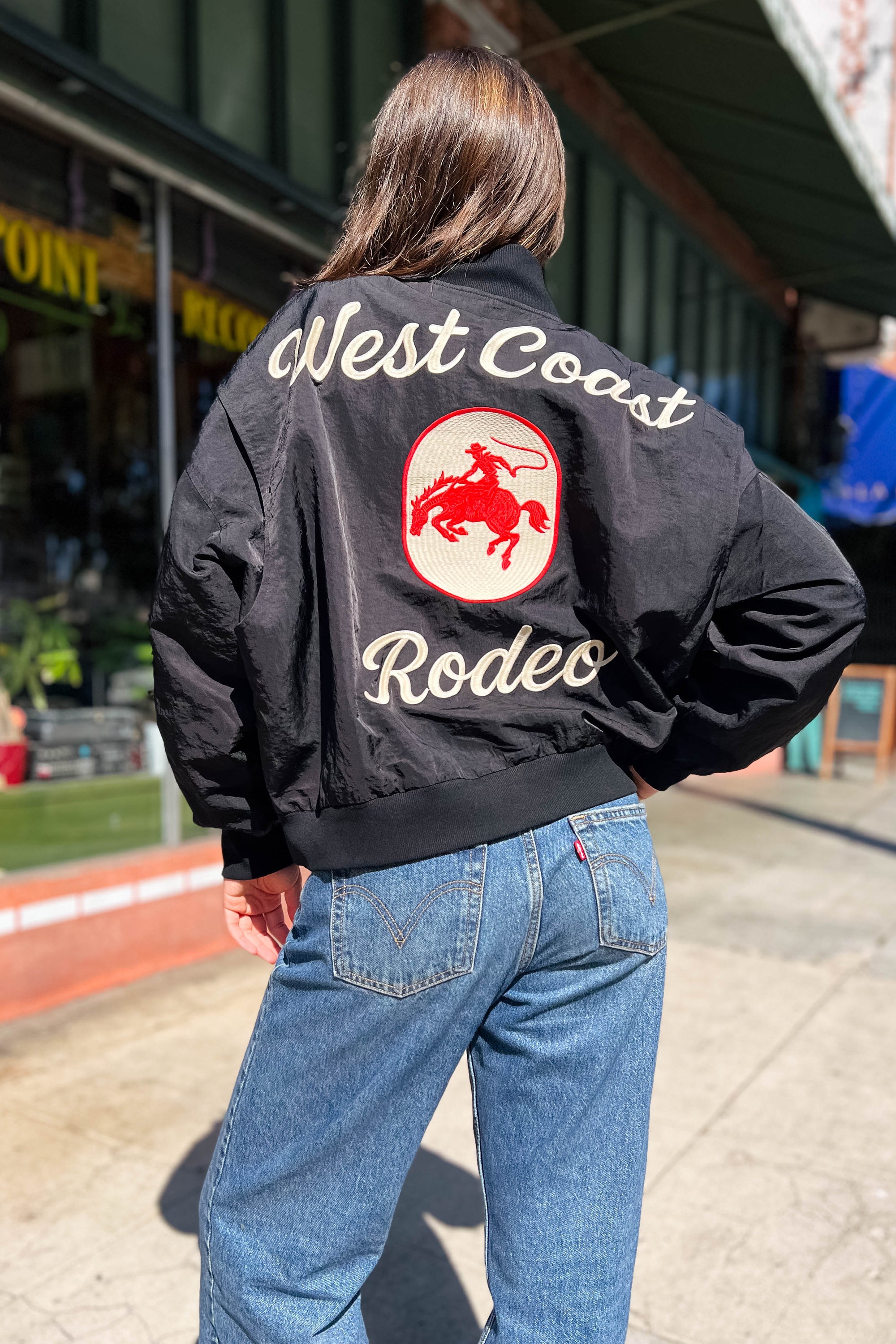 West League Varsity Love Bomber - Black Outerwear Davi & Dani