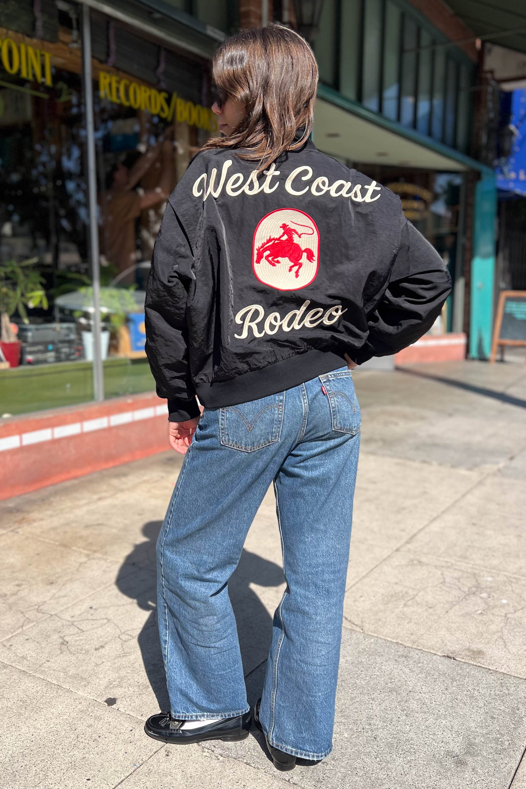 West League Varsity Love Bomber - Black Outerwear Davi & Dani