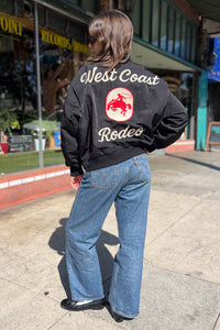 West League Varsity Love Bomber - Black Outerwear Davi & Dani