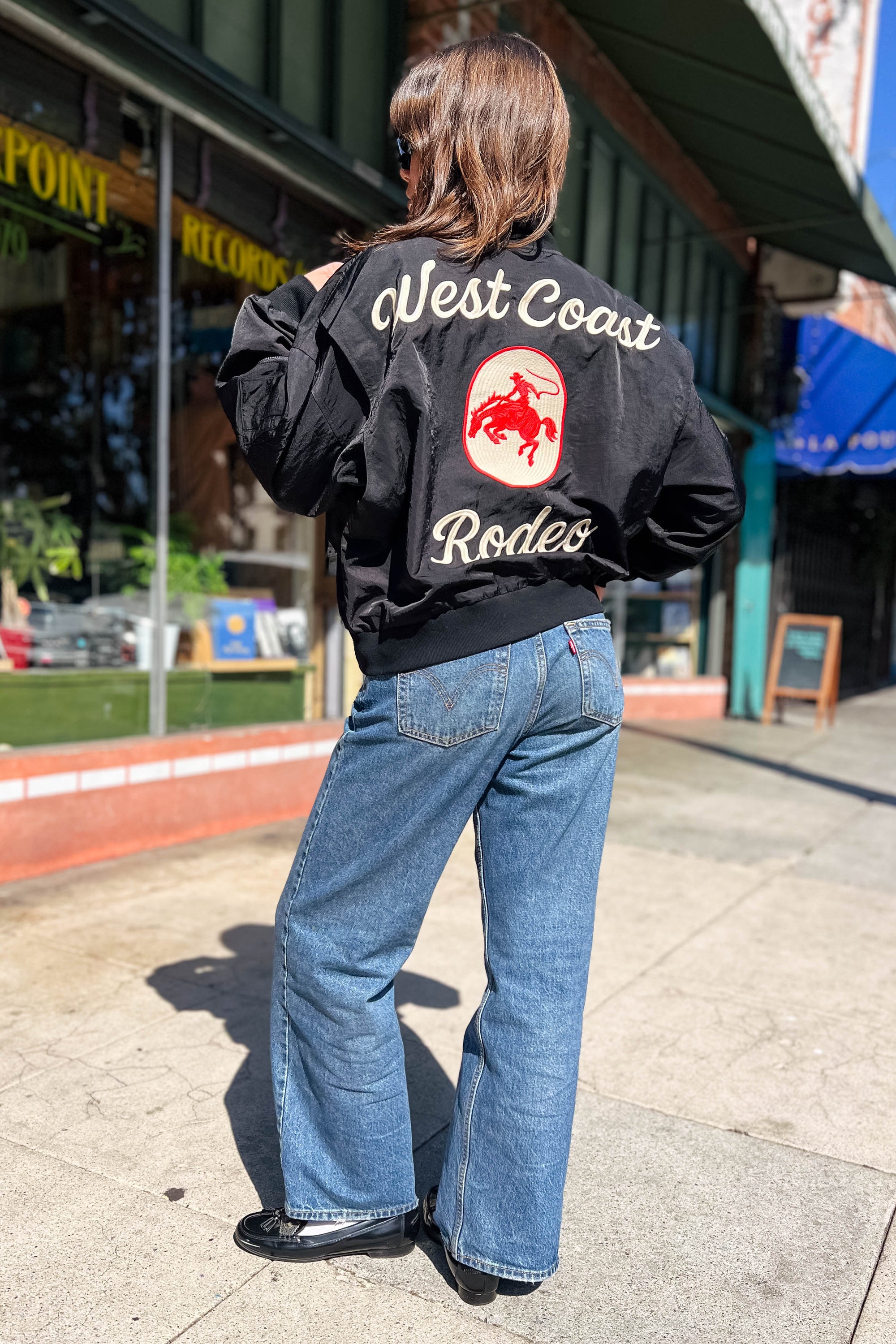 West League Varsity Love Bomber - Black Outerwear Davi & Dani