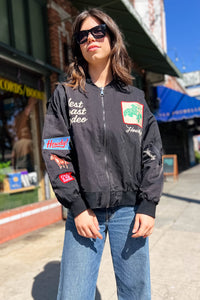 West League Varsity Love Bomber - Black Outerwear Davi & Dani