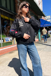 West League Varsity Love Bomber - Black Outerwear Davi & Dani