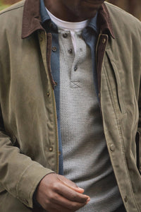 Weston Wax Canvas Barn Jacket - Olive Outerwear Marine Layer