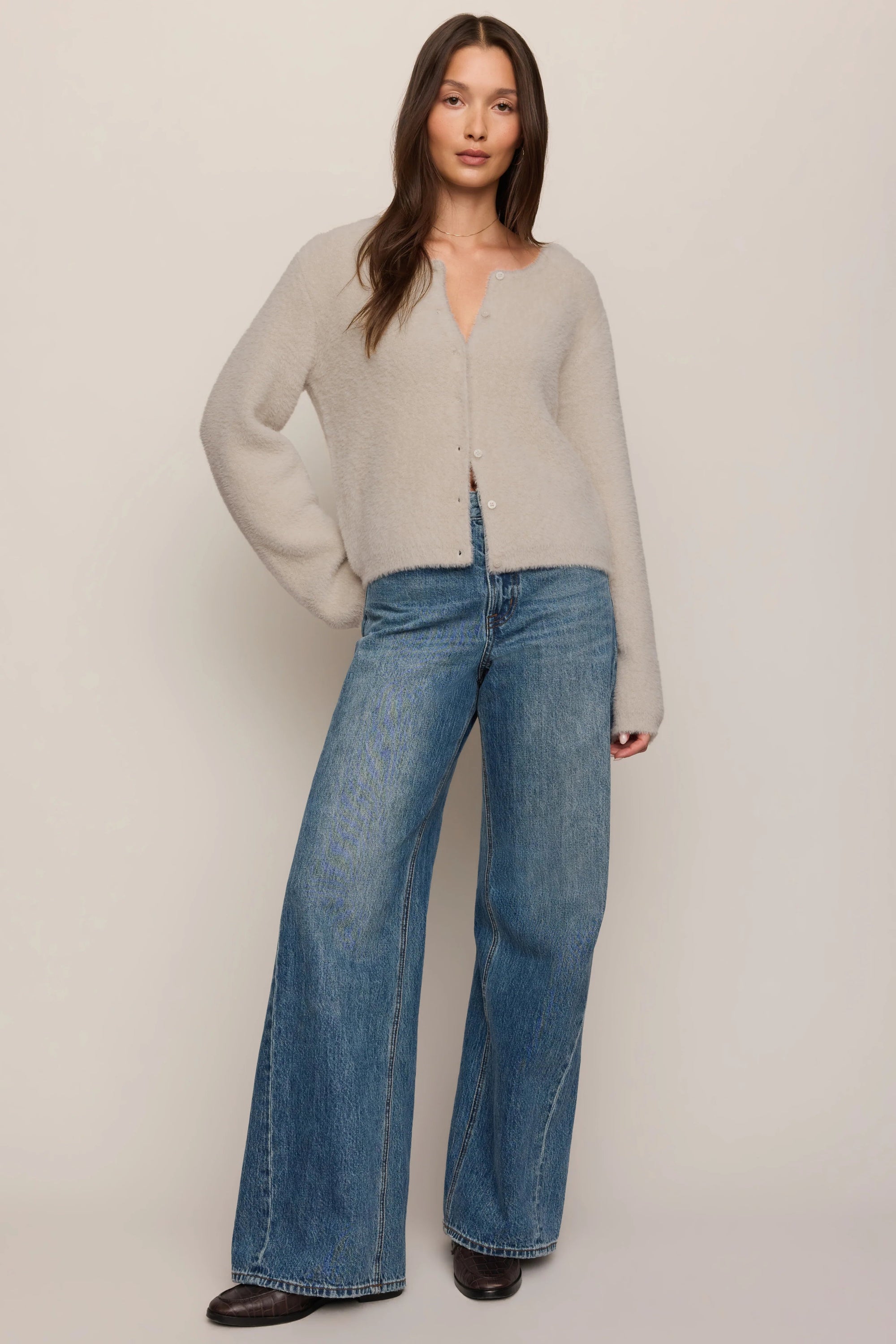 Winterglow Fluffy Cardigan