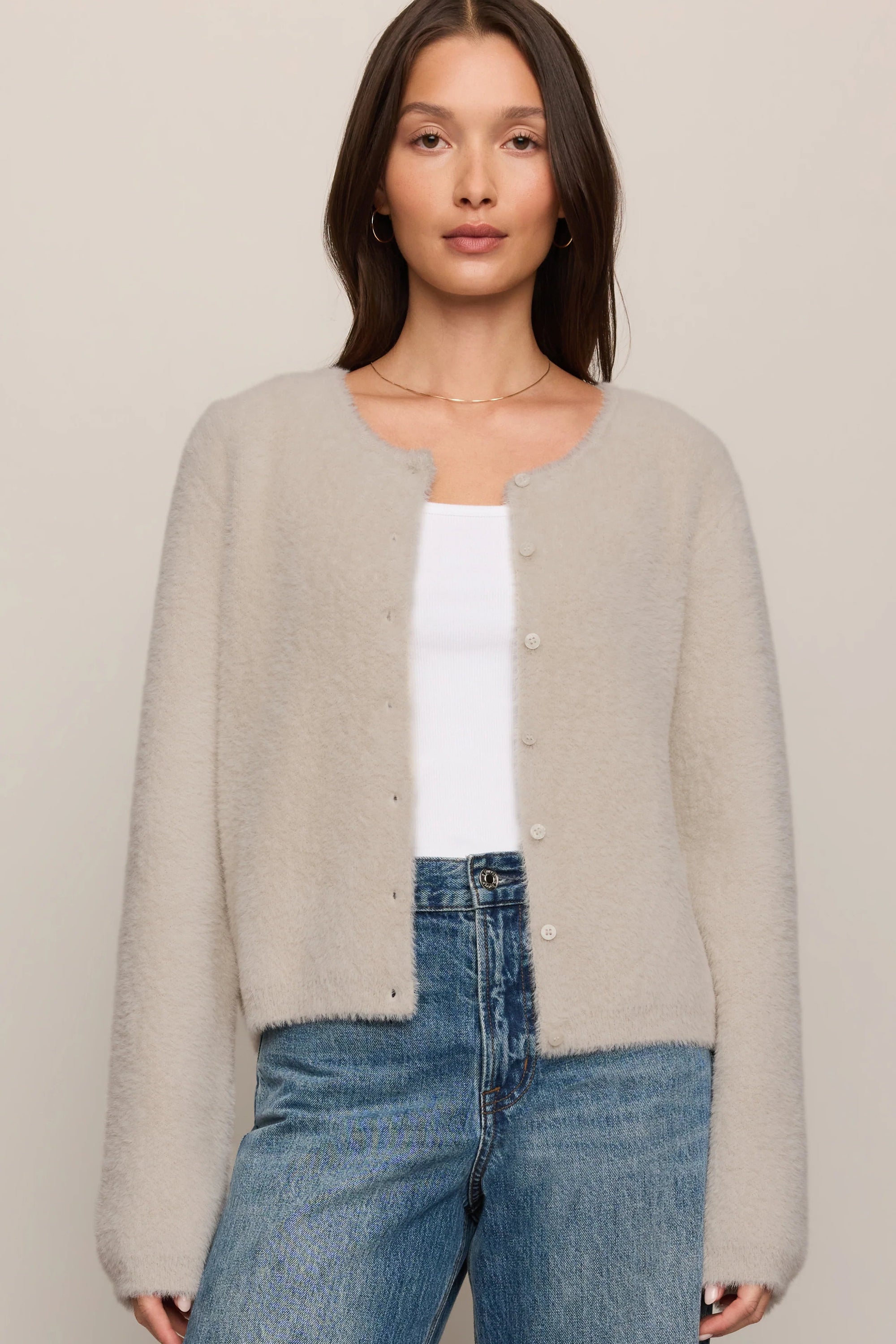 Winterglow Fluffy Cardigan
