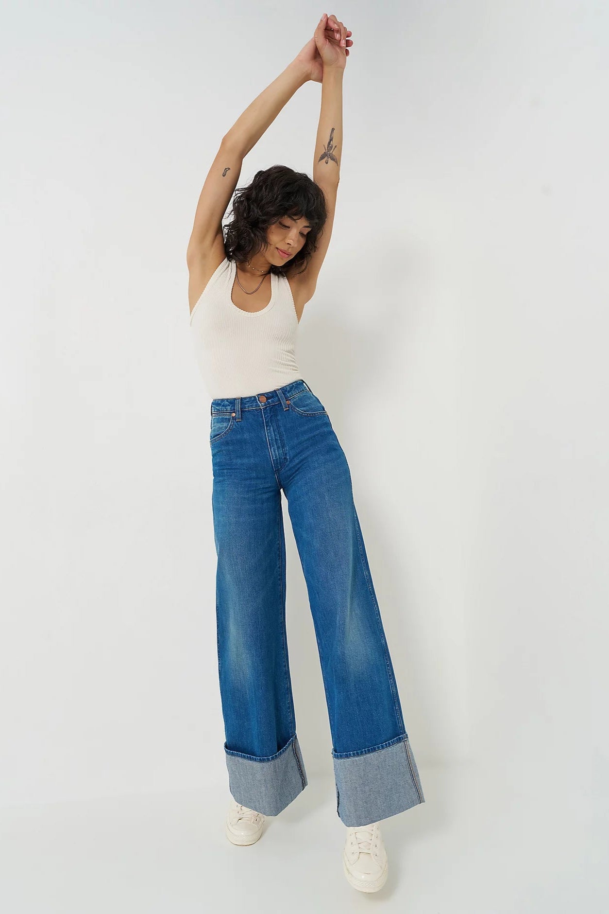 Wrangler Cuffed Trouser - Rodeo Ridge Bottoms Wrangler