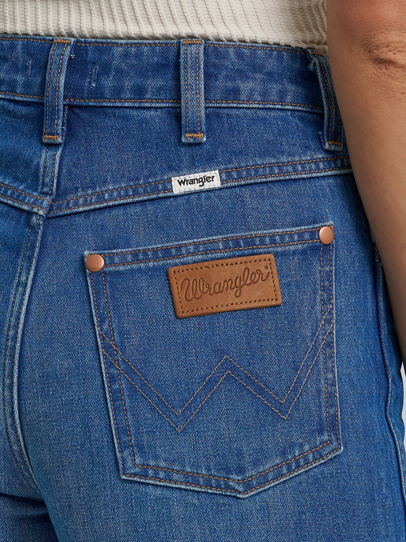 Wrangler Cuffed Trouser - Rodeo Ridge Bottoms Wrangler