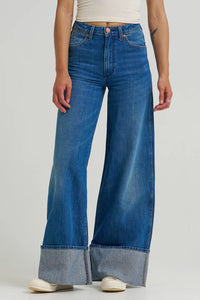 Wrangler Cuffed Trouser - Rodeo Ridge Bottoms Wrangler