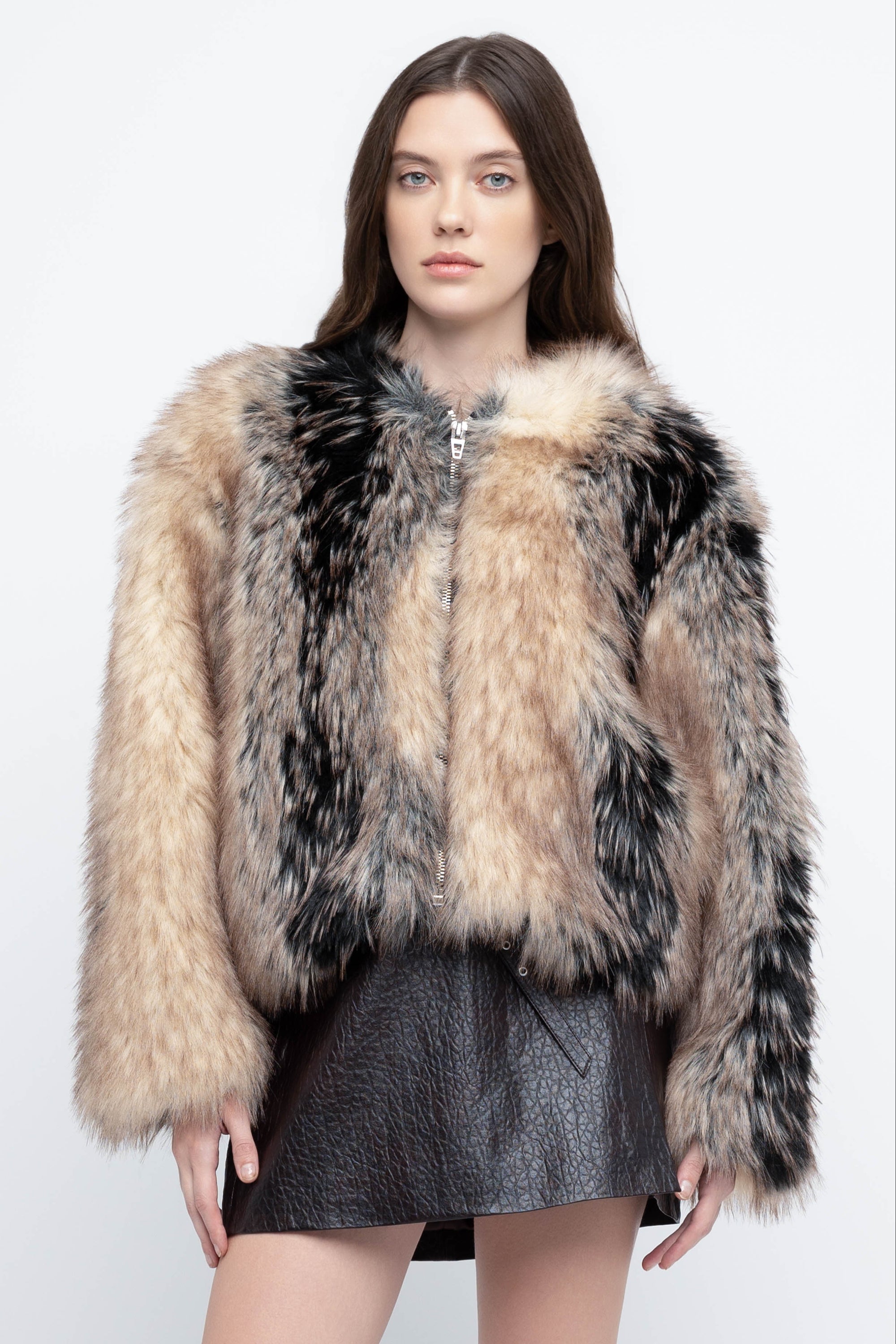 Starry Eyed Love Jacket - Faux Fur