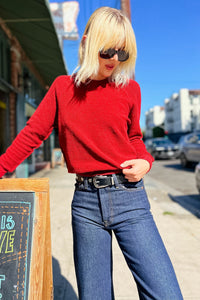 Ziggy Reverse Fleece Shrunken Crew Tops Perfect White Tee