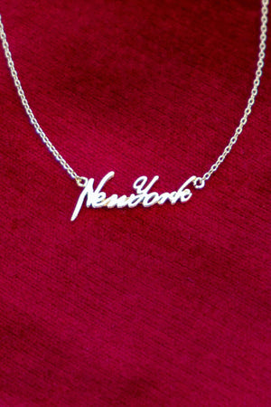 New York Script Necklace - The Canyon