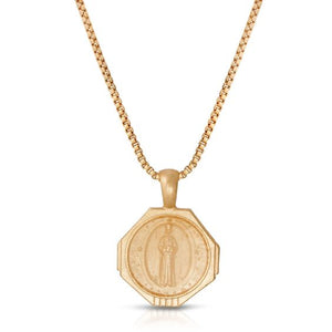 Sofia Pendant Necklace - Golden Nude - The Canyon