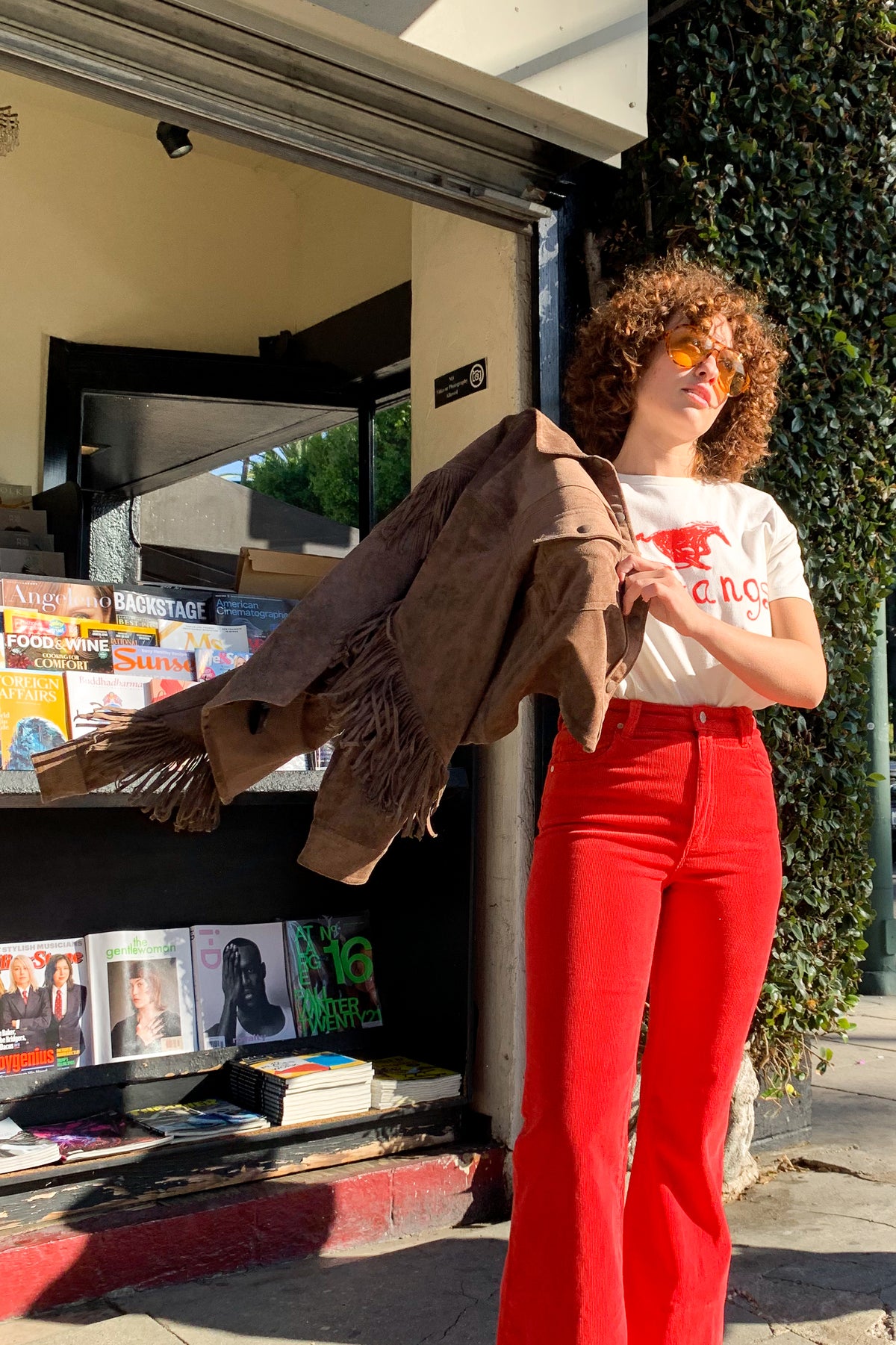 Hot Cocoa Fringe Shirt Jacket Outerwear Blank NYC