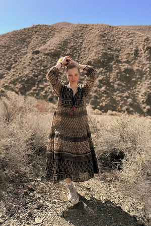 Kayla Printed Dress - The Canyon