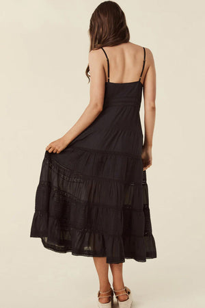 Dove Lace Strappy Dress - The Canyon