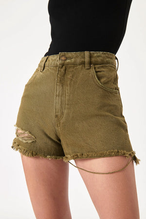 Dusters Short Layla - Army Green - The Canyon