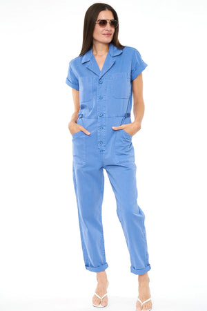 Grover Short Sleeve Field Suit - Ocean Blue - The Canyon