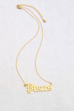 Astrology Script Necklace - The Canyon