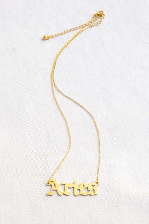Astrology Script Necklace - The Canyon