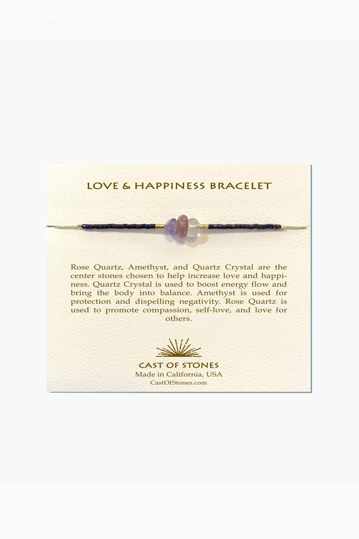 Love and Happiness Bracelet Bracelets Cast of Stones