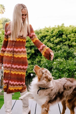 Ziggy Crochet Midi Dress - The Canyon