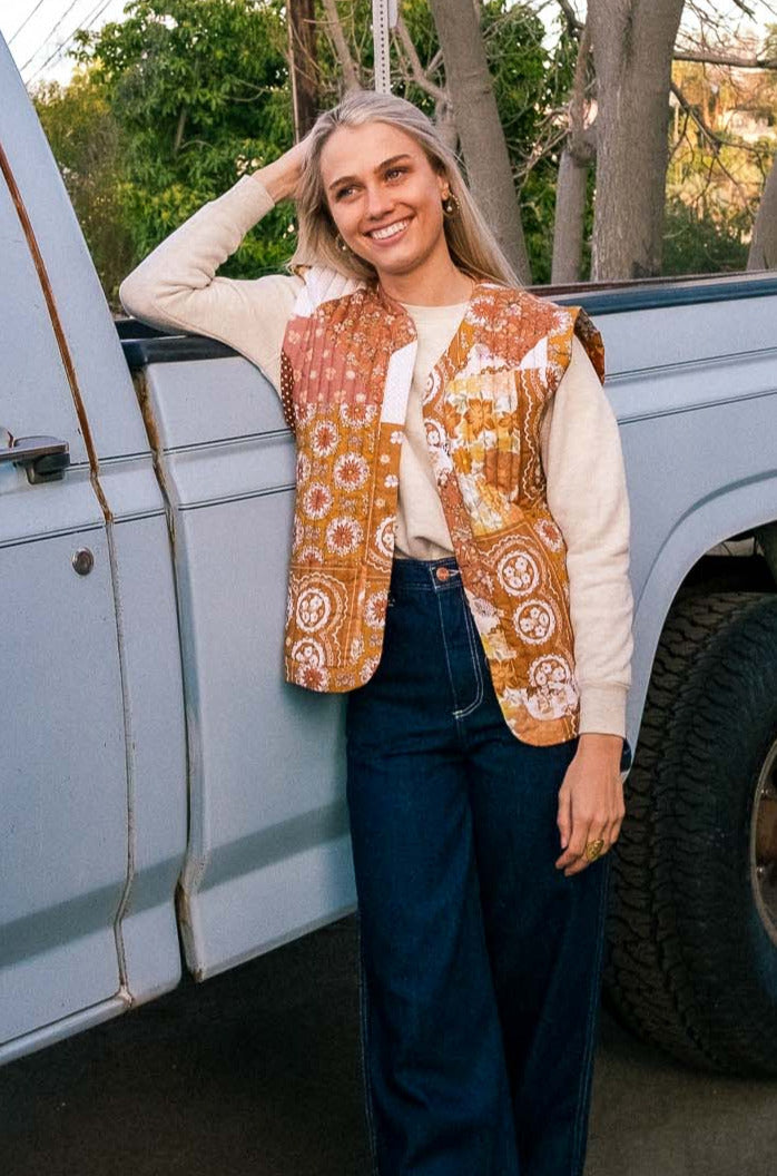 Cha Cha Quilted Vest - The Canyon