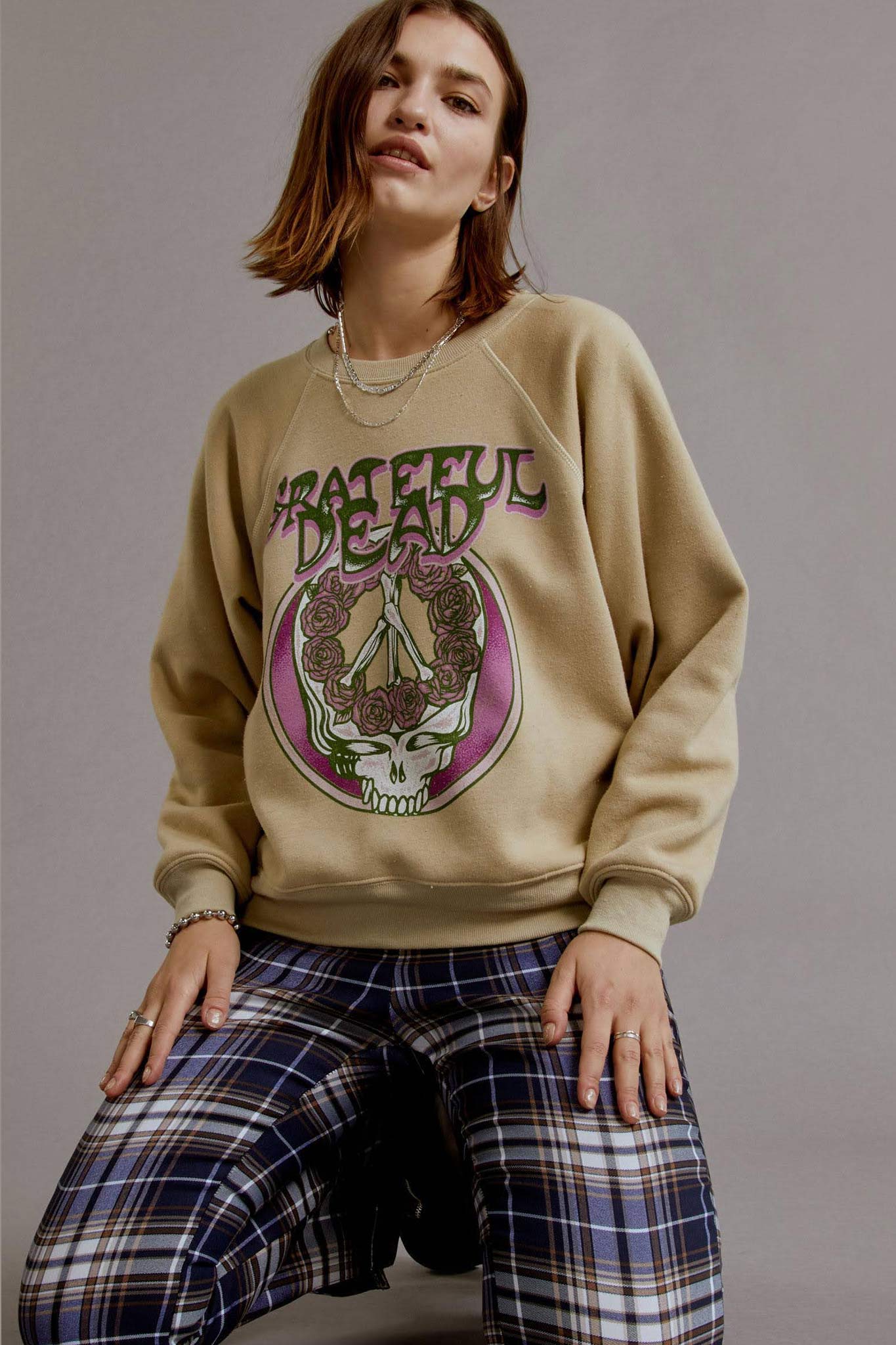 Grateful Dead Skull & Roses Longsleeve Womens shirt Large – Gypsys