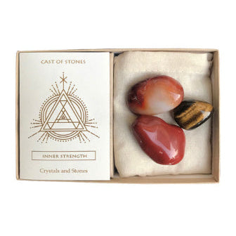 Inner Strength Stone Set Home Cast of Stones