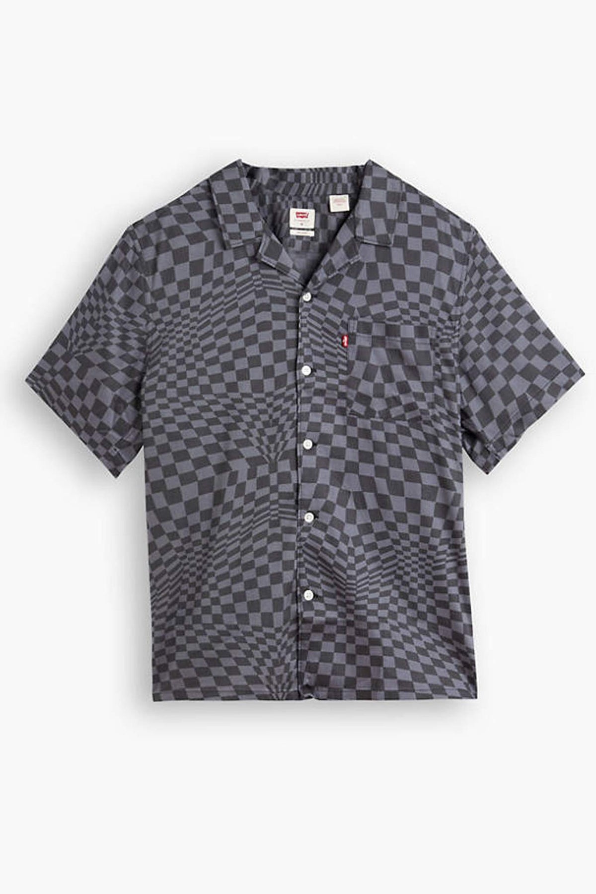 The Sunset Camp Shirt - Trippy Checks Quiet Color Black Apparel & Accessories Levi